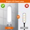 LED Desk Lamp for Office Home & Battery Operated Lamp Rechargeable Lamp Foldable & Portable Light, LED Desk Light Strip, 3 Brightness Dimmable Small Desk Lamp Wireless Reading Lamp (White)